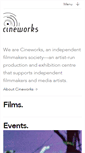 Mobile Screenshot of cineworks.ca